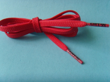 silicone printed flat shoelace