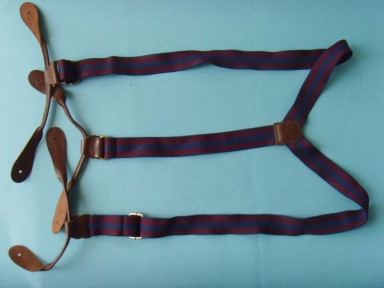 plain children leather suspenders