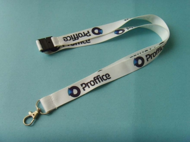 Double face print polyester lanyards