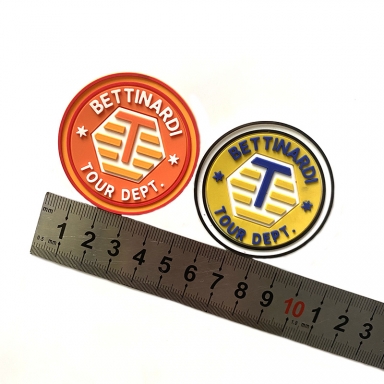 customized rubber patch for cap