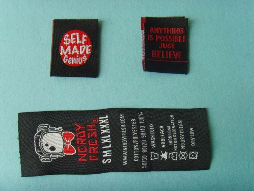Buy Child Clothing Loop Fold Polyester Woven Label,professional Child ...