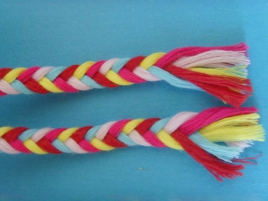5 colours braid flat rope for garment