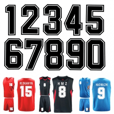 jersey number and letter